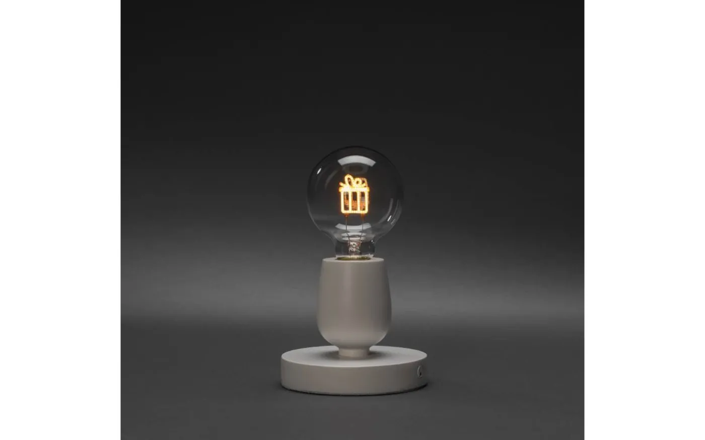 Klapp Batteridriven Bordslampa LED 19,5cm Vit