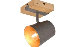 Klock Spotlight E14 antik stål