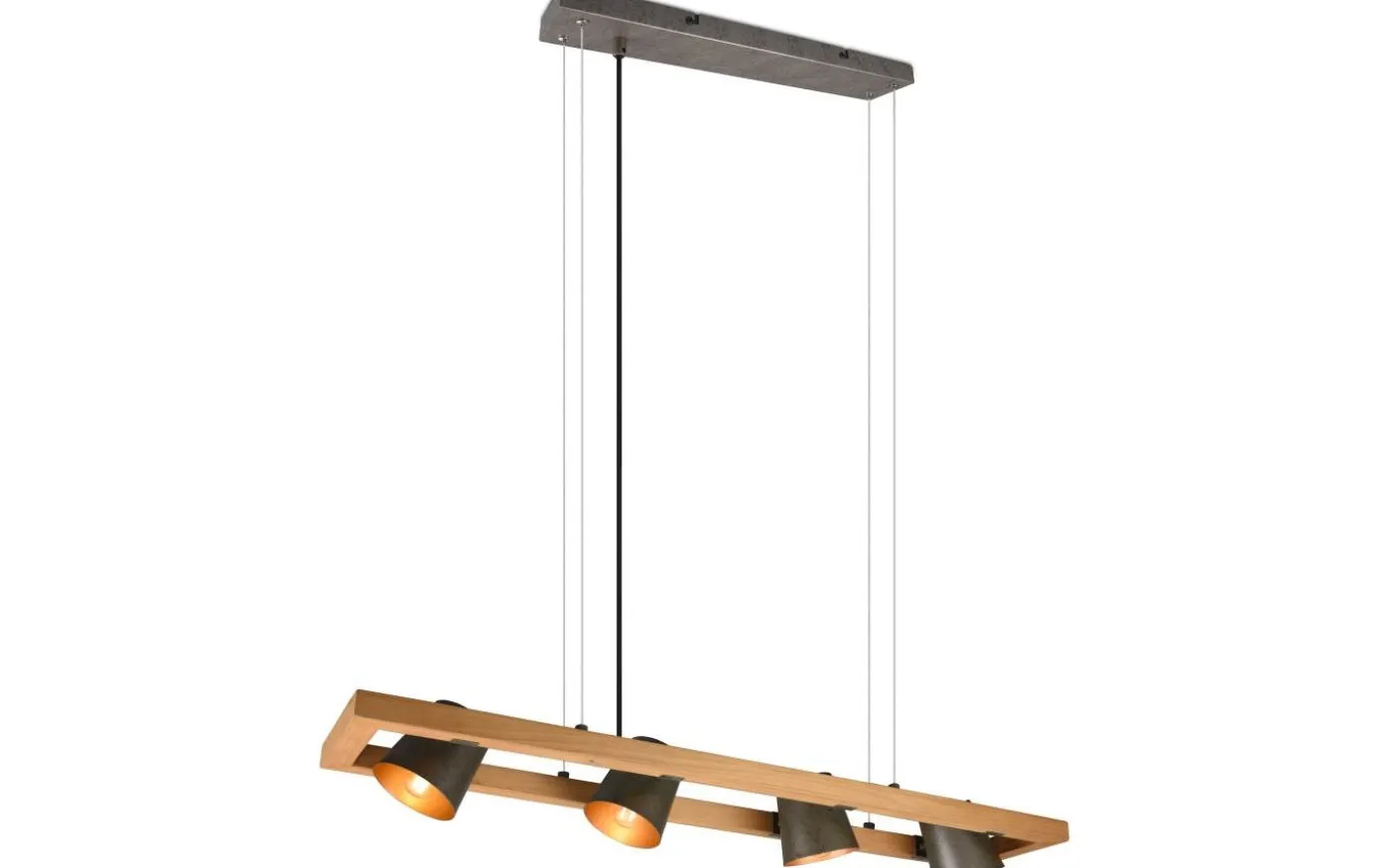 Klockpendel 4-delad E14 antik stål