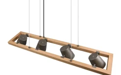 Klockpendel 4-delad E14 antik stål