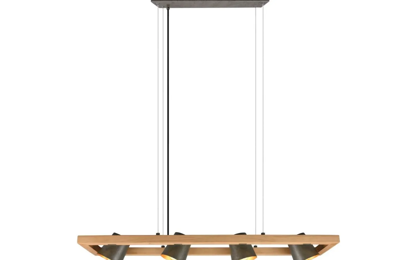 Klockpendel 4-delad E14 antik stål