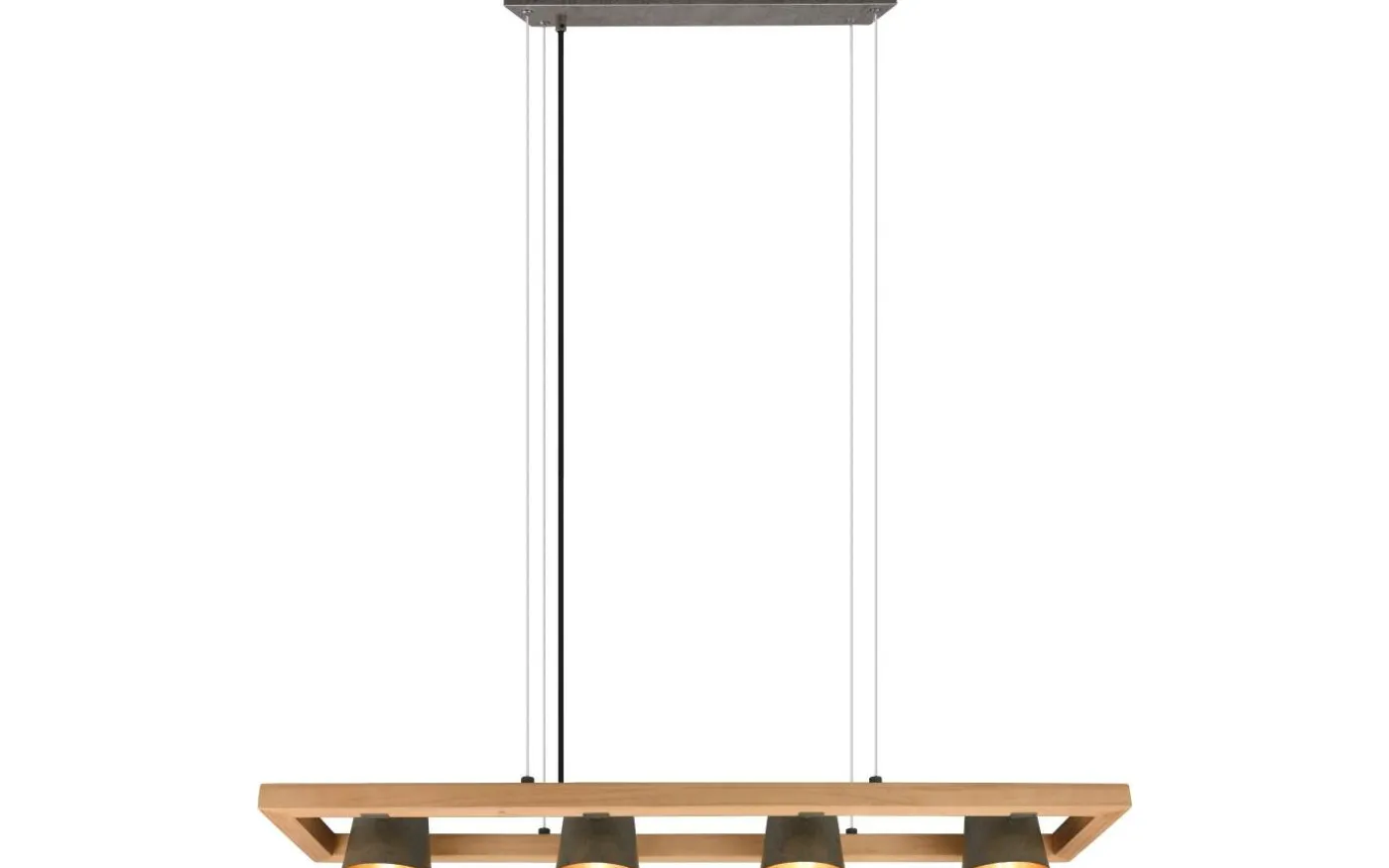 Klockpendel 4-delad E14 antik stål