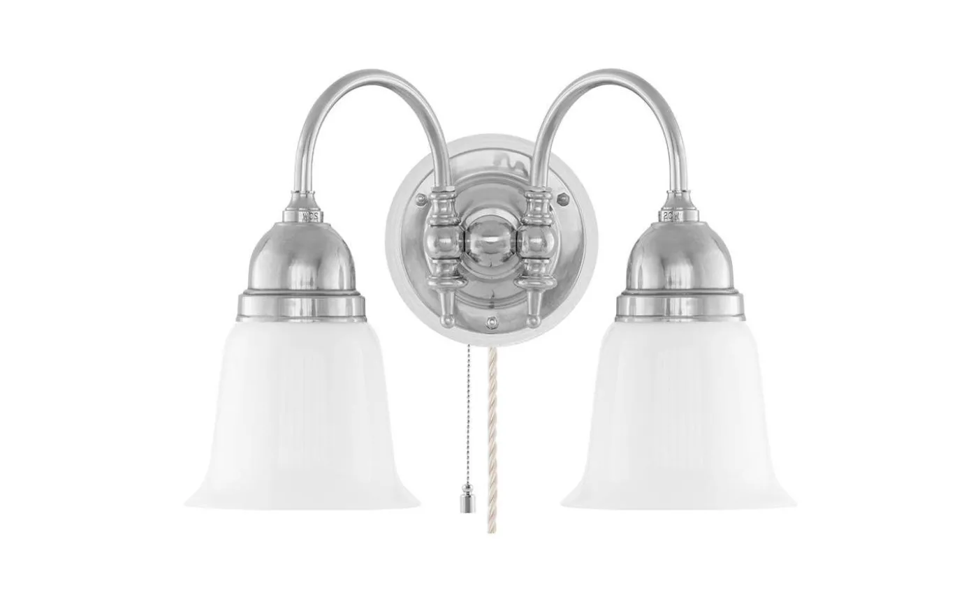 Klockskärm 60/130 - Vitt överfångsglas