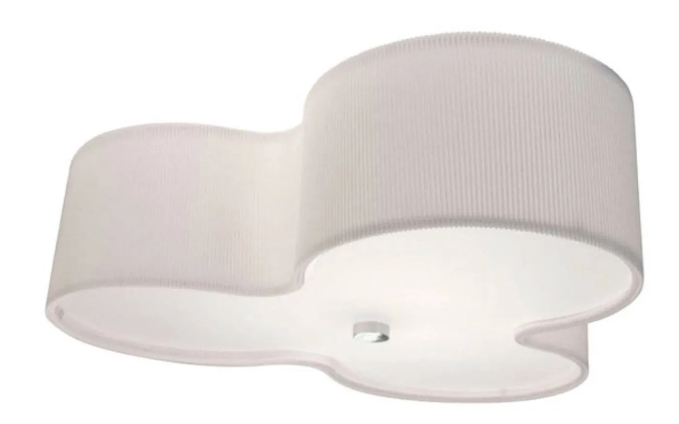 Kolme Takplafond 50cm Textil Vit