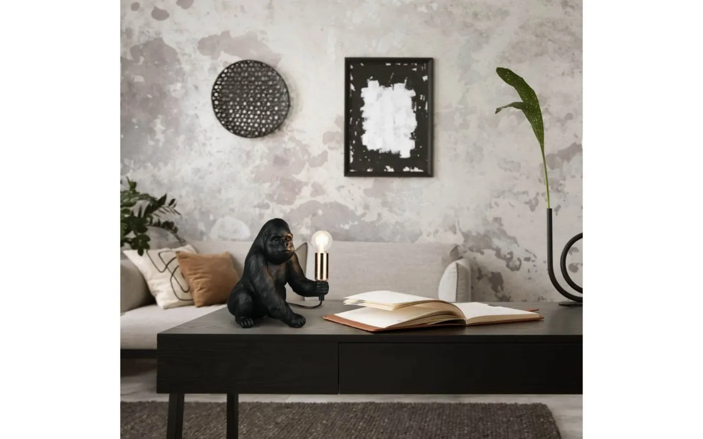 Kong Bordslampa E14 svart