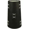 Kors Lampskärm Ø16cm Svart/Vit