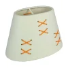 Kors Lampskärm Oval 22cm Vit/Orange