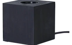 Kub Bordslampa 10cm Svart