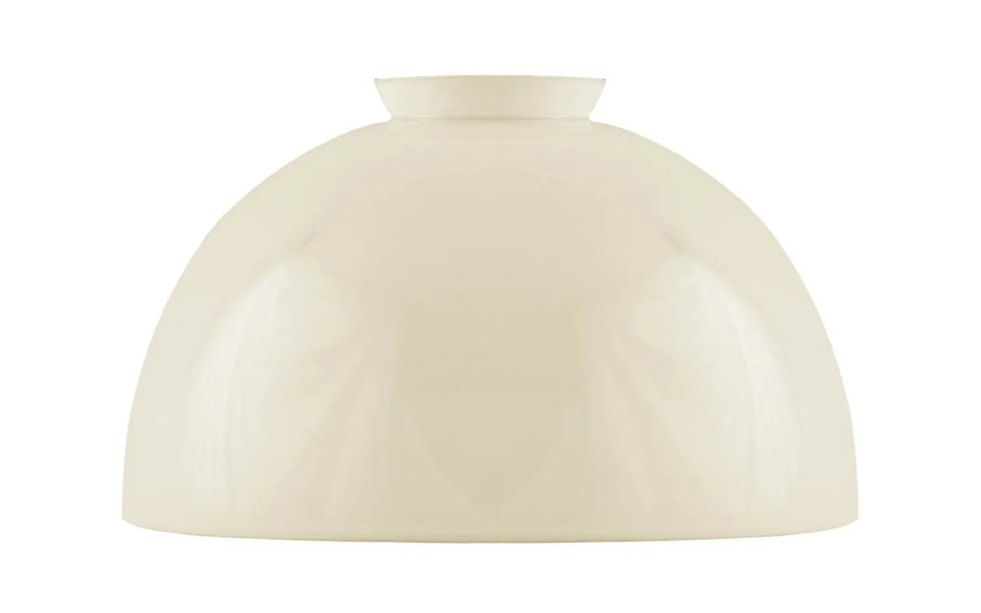 Kupolskärm 60/170 - Benvitt överfångsglas