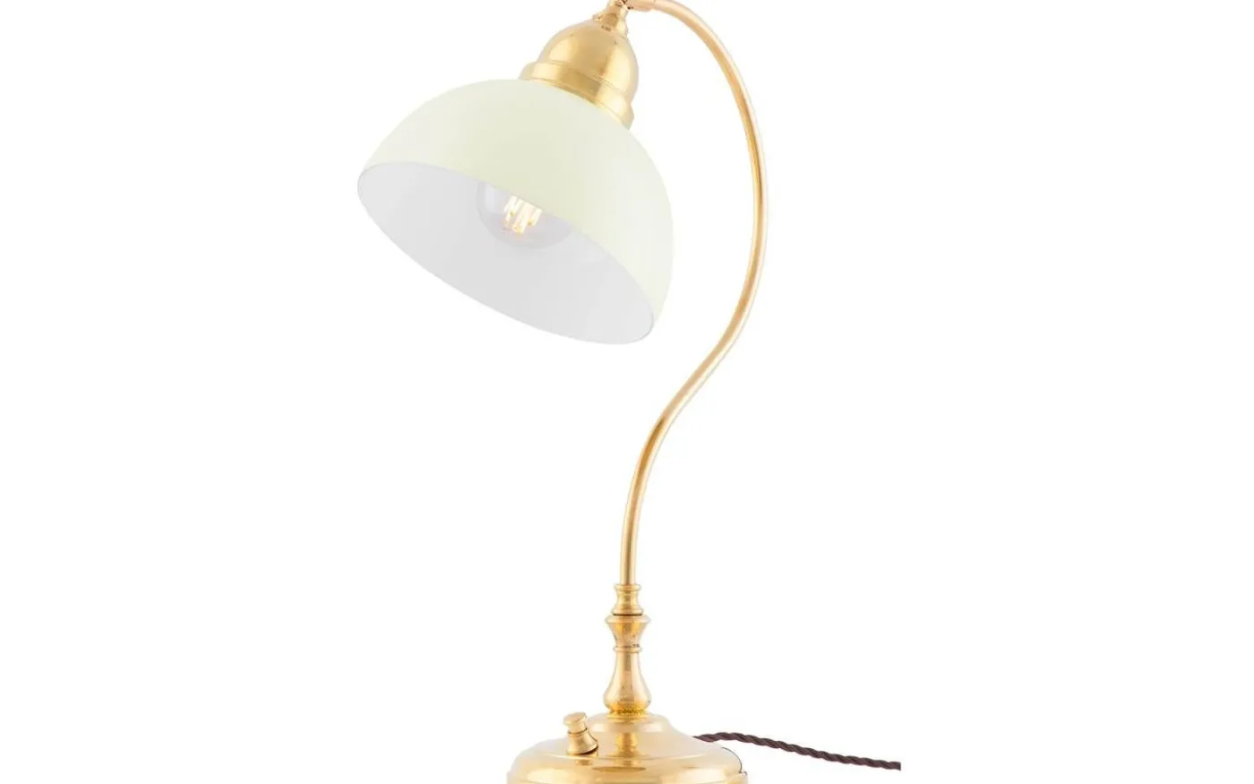 Kupolskärm 60/170 - Benvitt överfångsglas