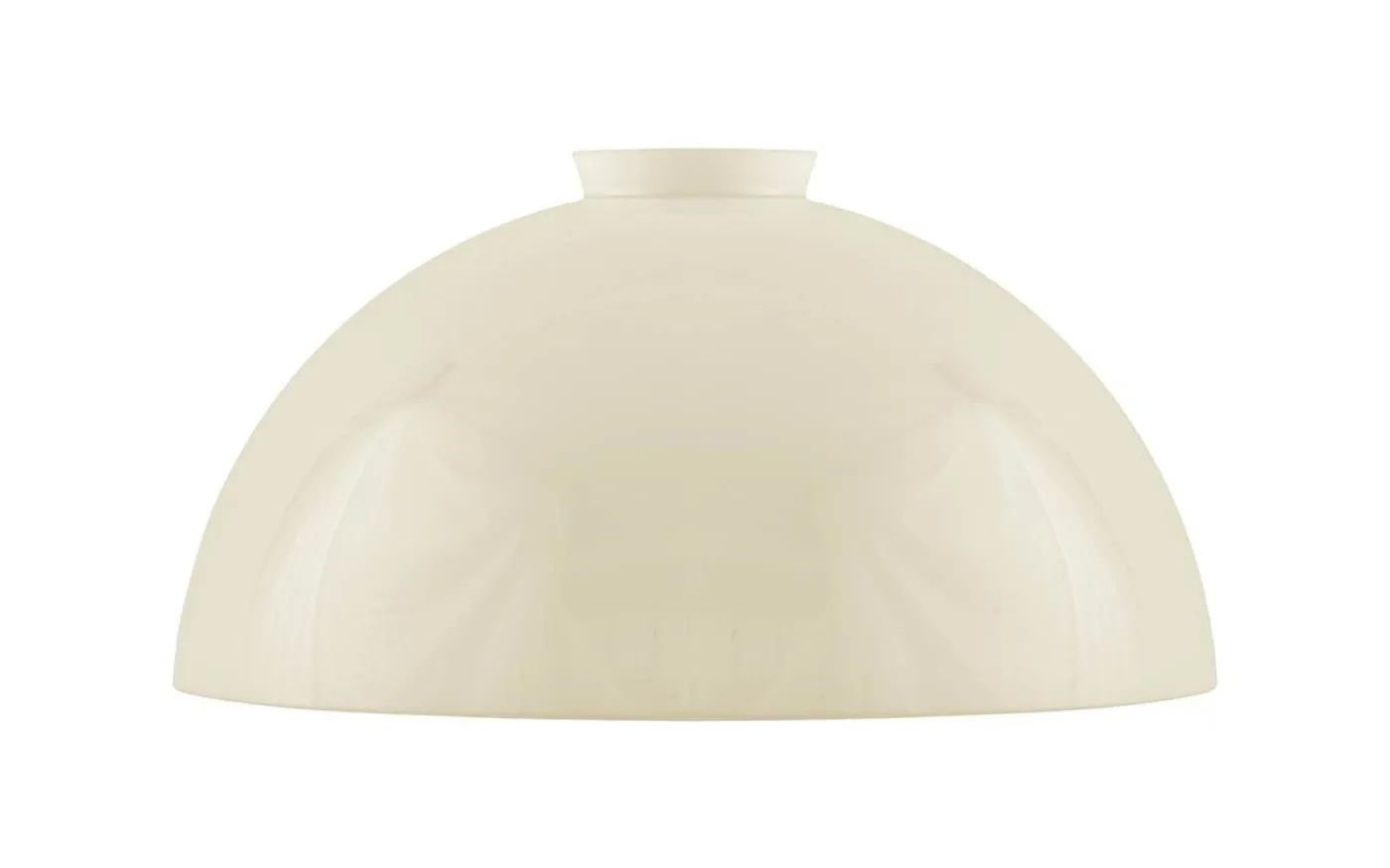 Kupolskärm 60/235 - Benvitt överfångsglas