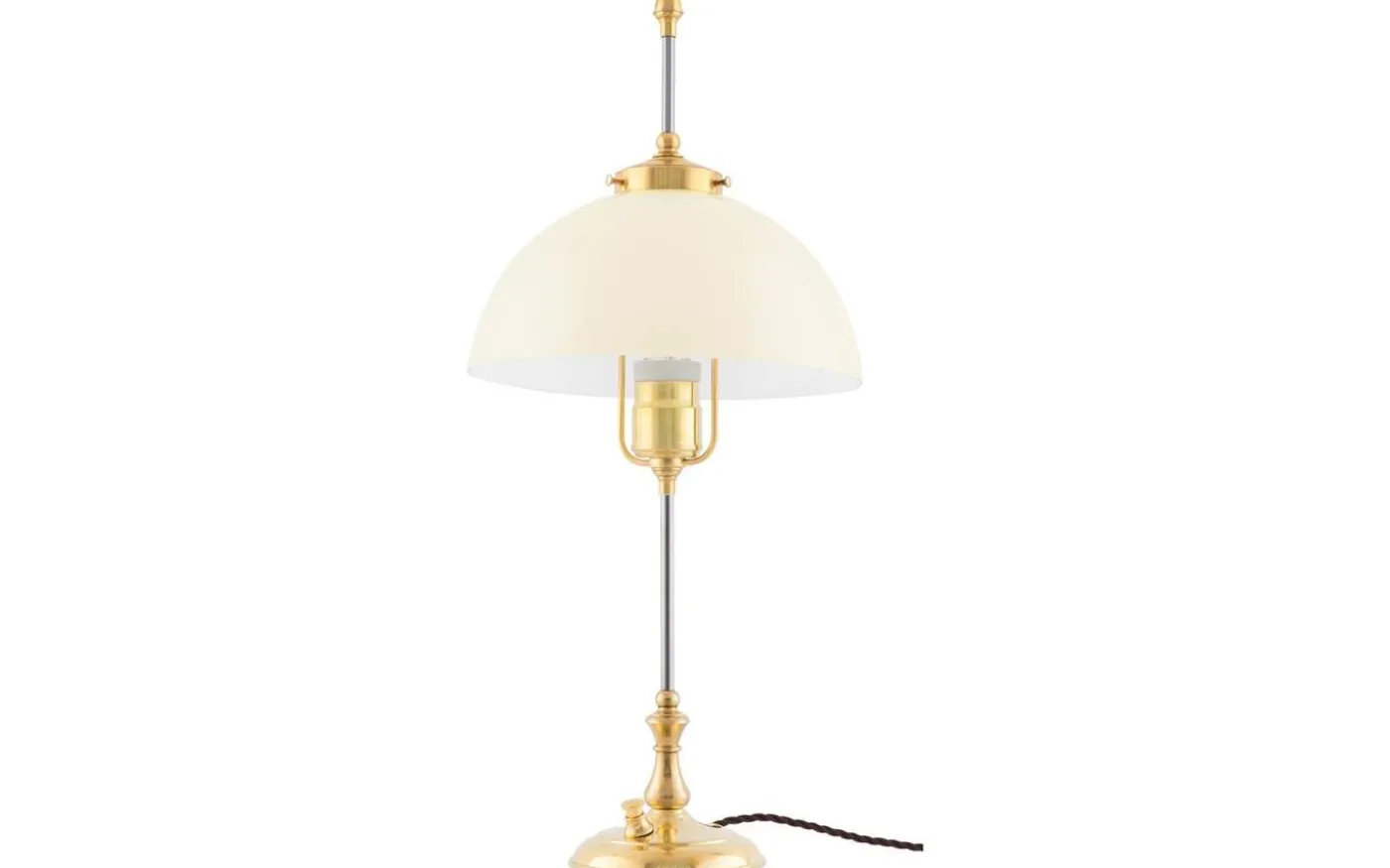 Kupolskärm 60/235 - Benvitt överfångsglas