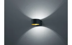 Lacapo Vägglampa LED svart/guld