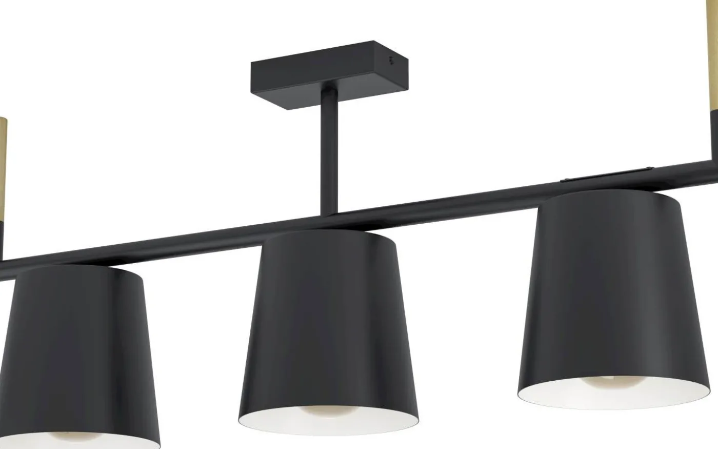 Lacey Plafond 78cm Svart/Natur