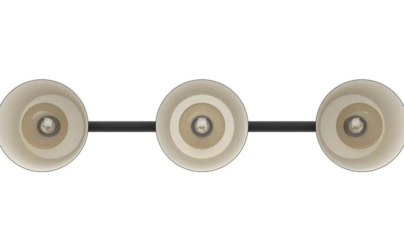 Lacey Plafond 78cm Svart/Natur