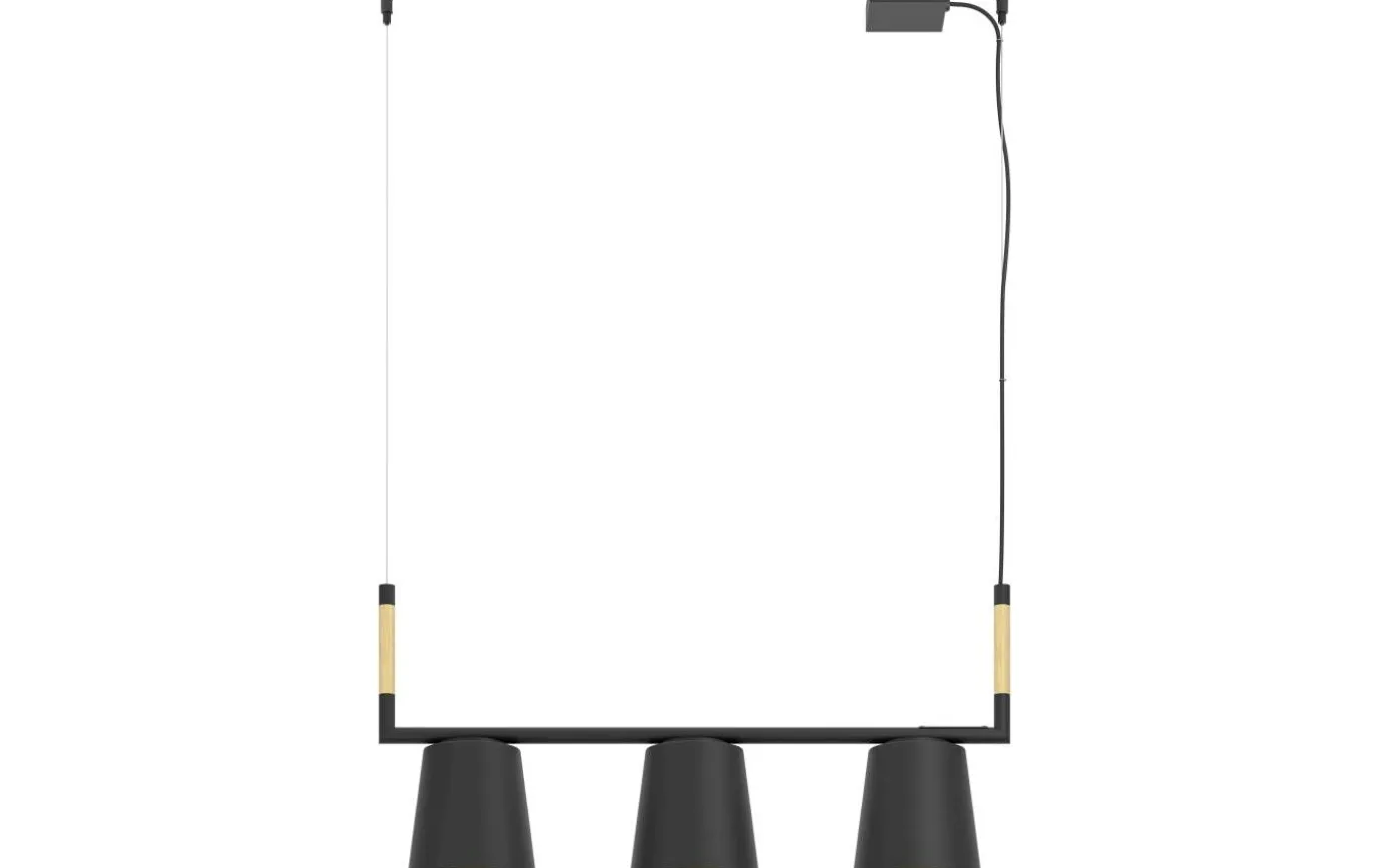 Lacey Taklampa 78cm Svart