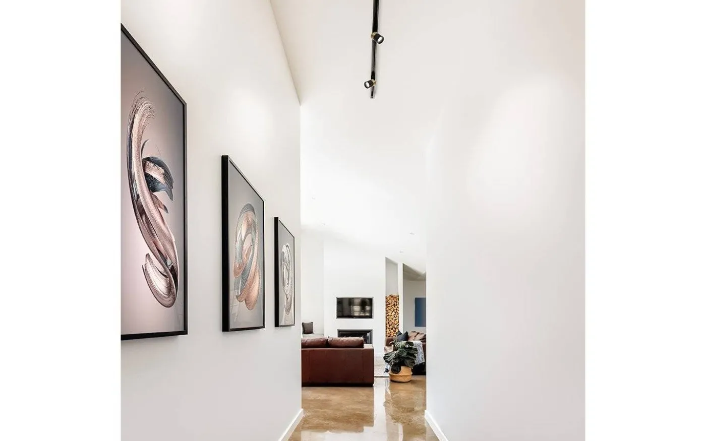 Lala 1-Fas Spotlight Svart/Mässing GU10