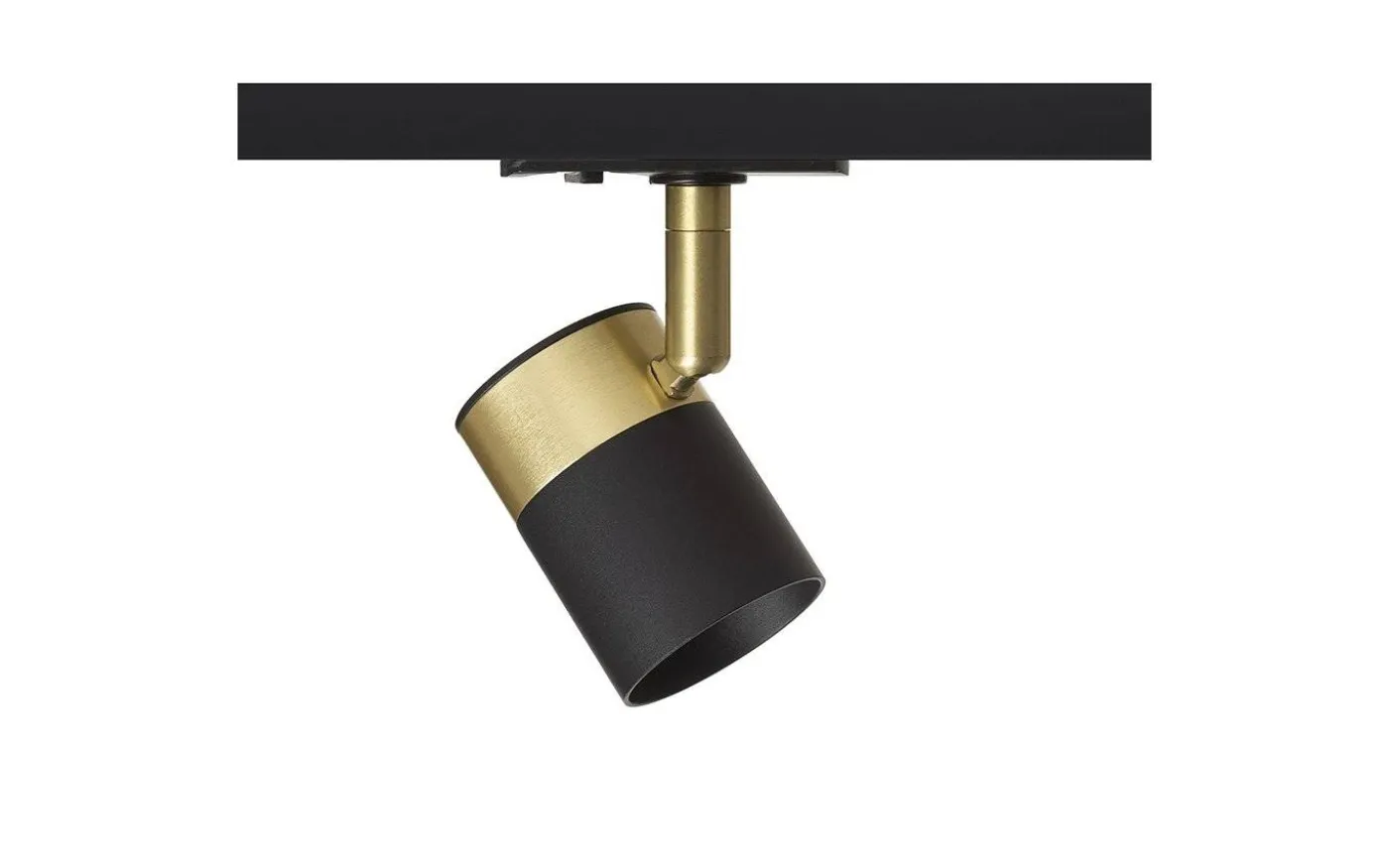 Lala 1-Fas Spotlight Svart/Mässing GU10