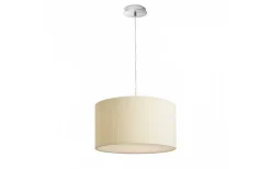 Lalo Taklampa Krämvit/Matt nickel 40cm 3xE27