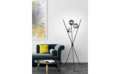 Lance Golvlampa 3xE14 svart