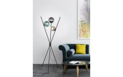 Lance Golvlampa 3xE14 svart