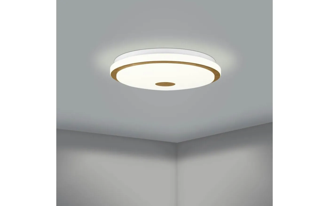 Lanciano Plafond 48cm LED 3000-5000K 35W med Fjärrkontroll Vit