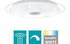 Lanciano Plafond 40cm LED 3000-5000K 24W med Fjärrkontroll Vit