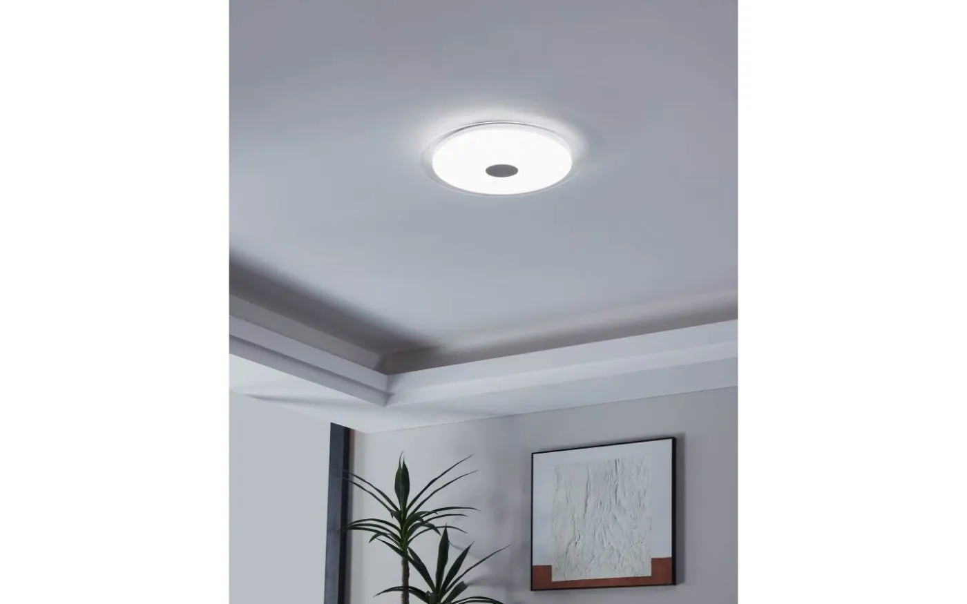 Lanciano Plafond 40cm LED 3000-5000K 24W med Fjärrkontroll Vit
