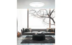 Lanciano Plafond 56cm LED 3000-5000K 33W med Fjärrkontroll Vit