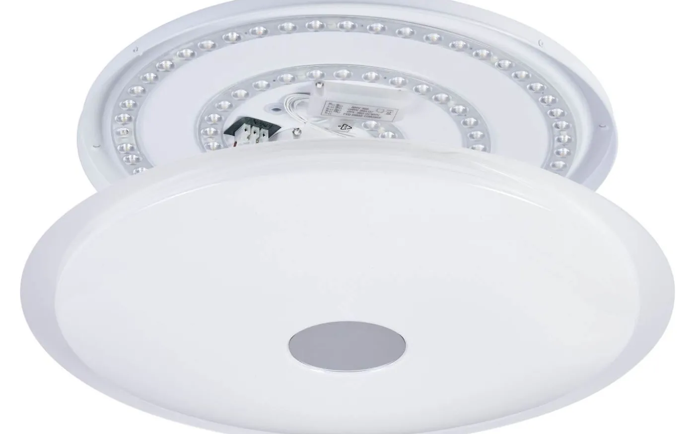 Lanciano Plafond 56cm LED 3000-5000K 33W med Fjärrkontroll Vit