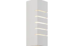 Lancio Square Vägglampa Gips Vit