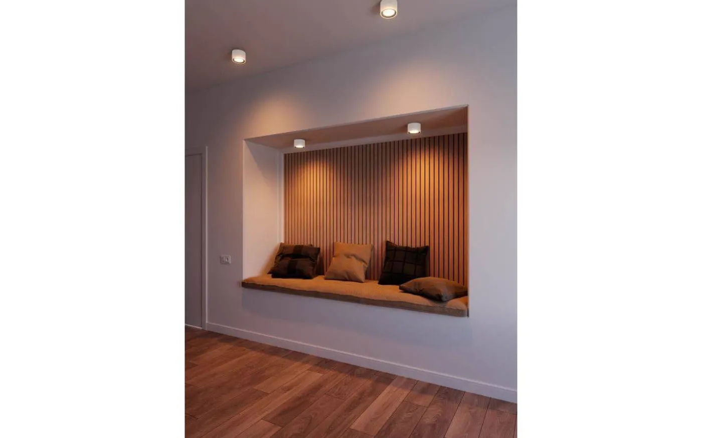 Landon Takspotlight Smart Light 8cm 8W 700lm 2700-6500K Vit IP44