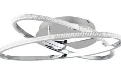 Lane Plafond LED krom/kristalleffekt 4000K