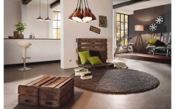 Lantada Golvlampa 143cm Svart/Taupe