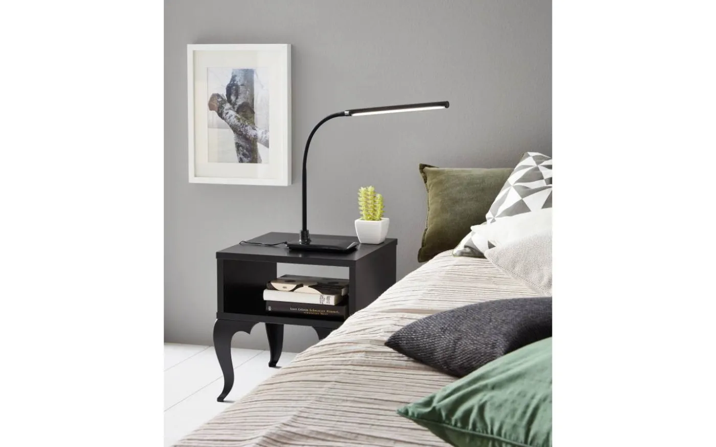 Laroa Skrivbordslampa 33cm LED 4000K 3,5W Svart