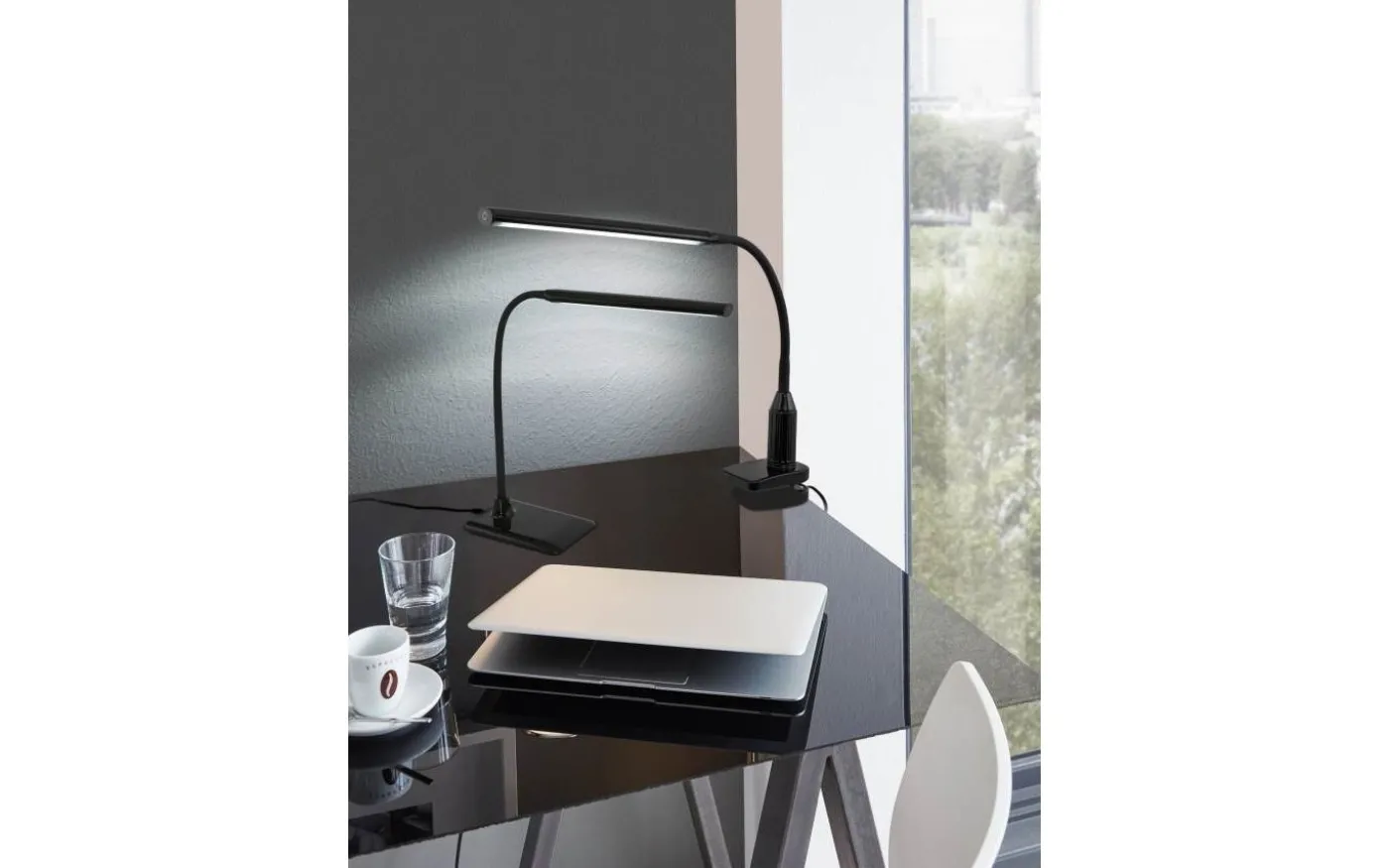 Laroa Skrivbordslampa 33cm LED 4000K 3,5W Svart