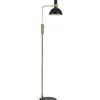 Larry Golvlampa 146cm Svart/Mässing