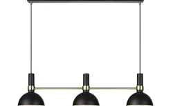 Larry Taklampa 3L Svart/Mässing