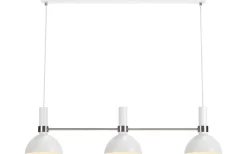 Larry Taklampa 3L Vit/Stål