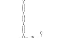 Lasana 3 Golvlampa 142cm LED 3000K 32W Svart