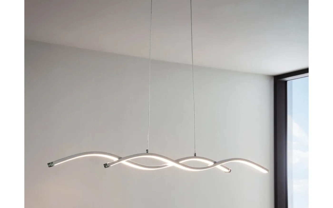 Lasana 2 Taklampa 120cm LED 3000K 2x14W Krom