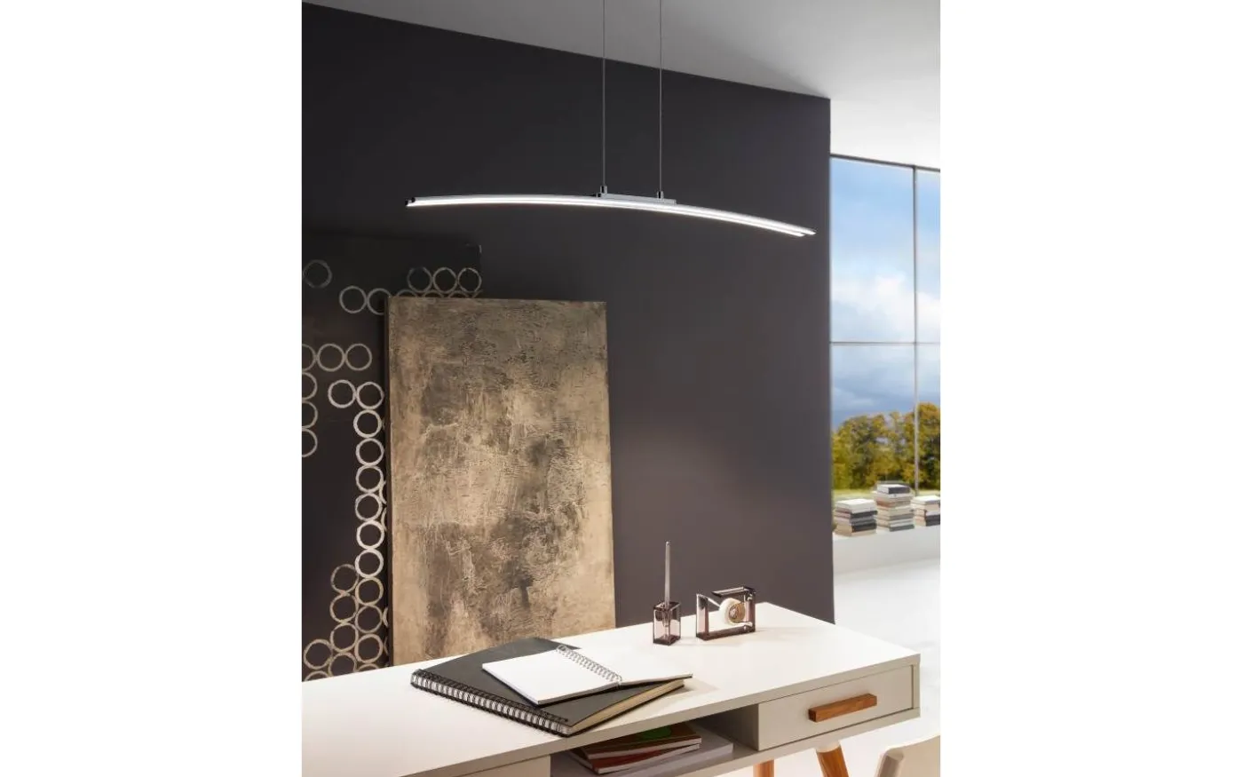 Lasana Taklampa 90cm LED 3000K 30W Krom