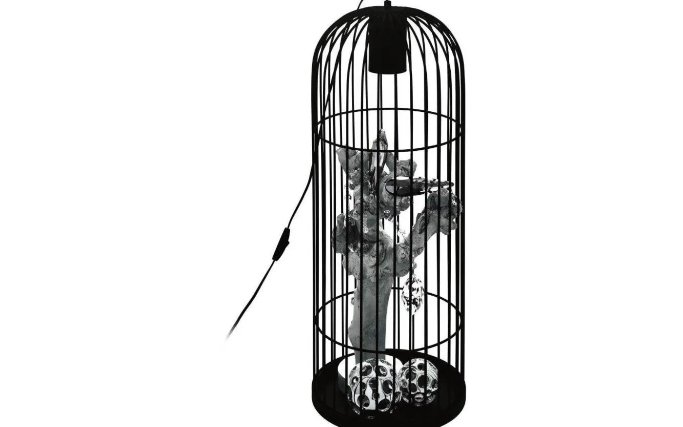 Latchely Bur Golvlampa 72cm Svart