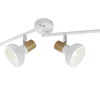 Latika Spotlight 4-delad E14 matt vit/trä