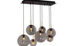 Laura Taklampa 86cm Svart/Rökgrå