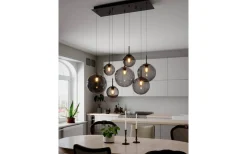 Laura Taklampa 86cm Svart/Rökgrå