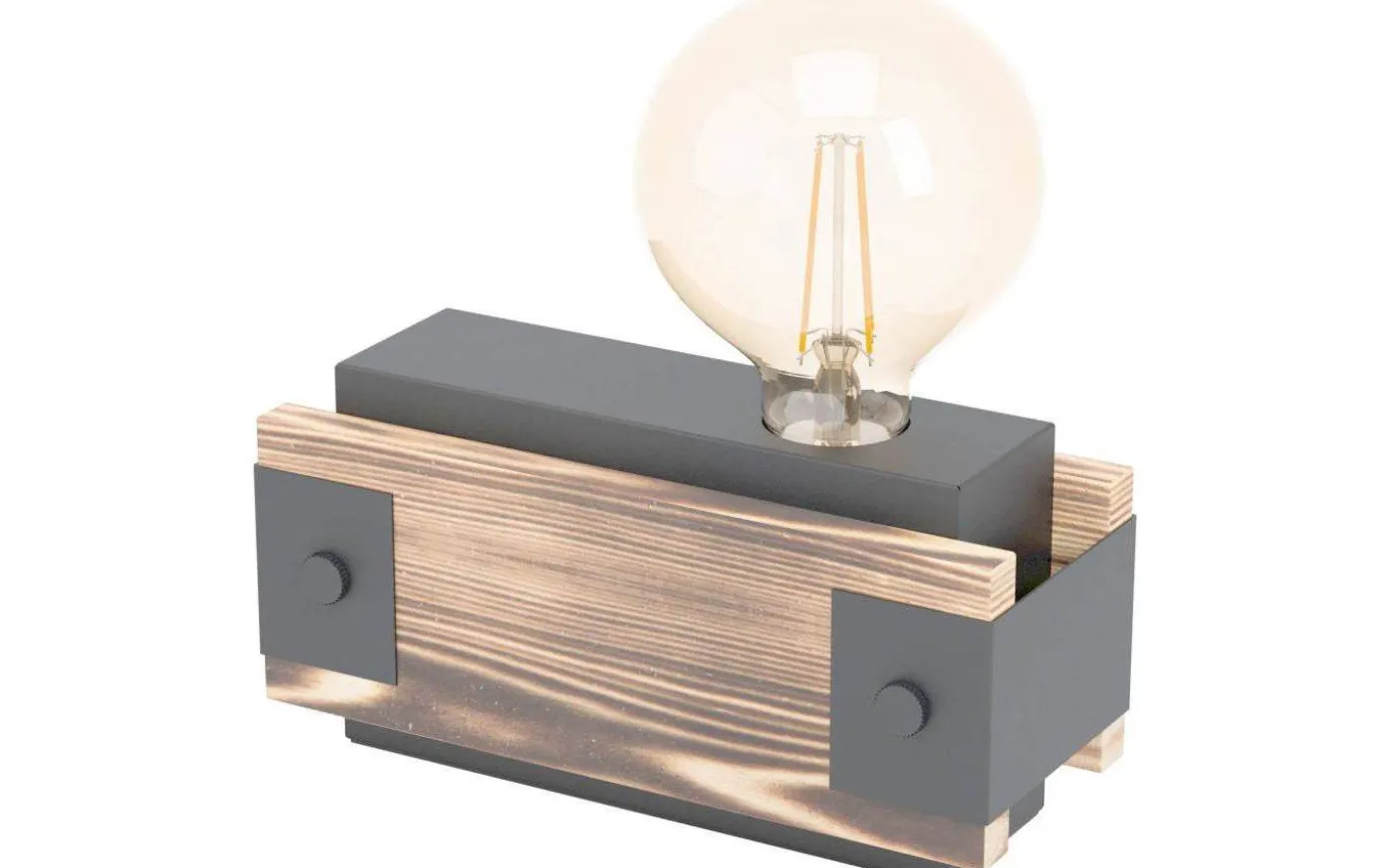 Layham Bordslampa 10cm Trä/Svart