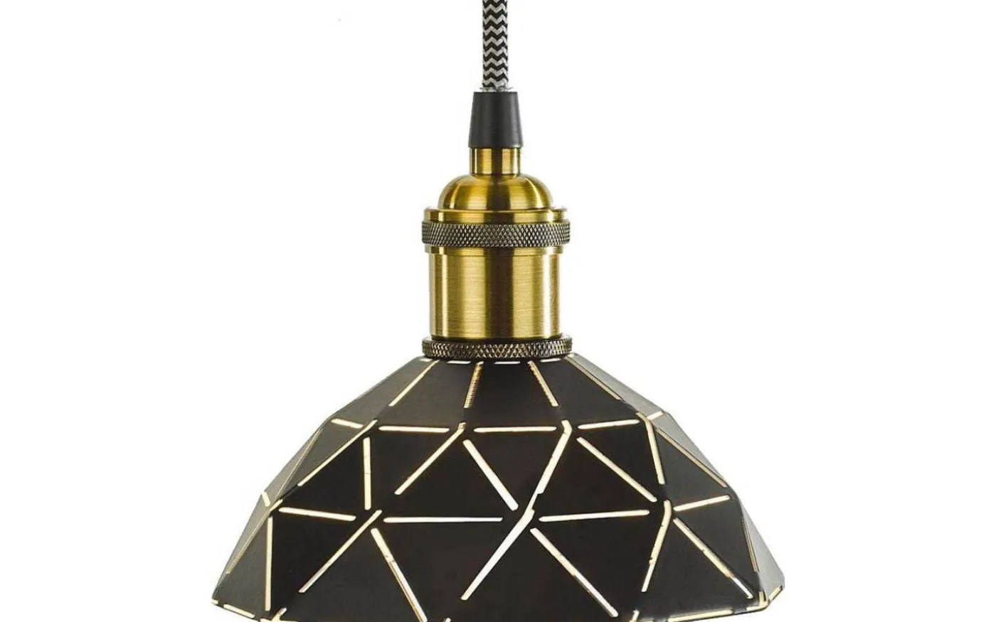 Lazer Fönsterlampa 15cm Svart/vit