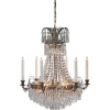 Läckö Kristallkrona Antik 54cm 7xE14