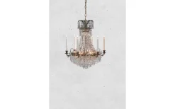 Läckö Kristallkrona Antik 54cm 7xE14